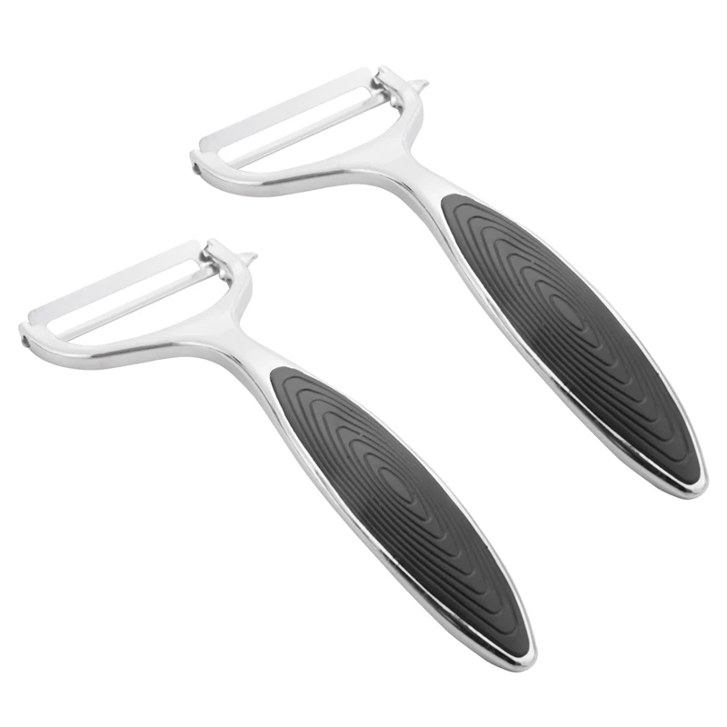 

2X Y-Shape Peeler Slicer,Vegetable Fruit Peeler Kitchen Tool,Non Slip Grip