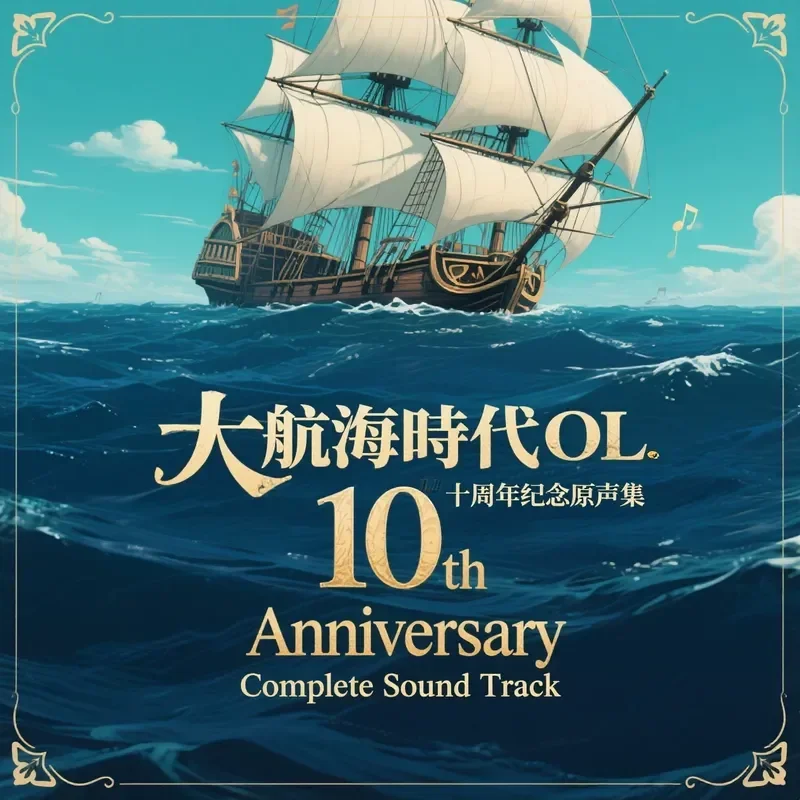 Фото Great Sailing Era OL: Оригинальный звуковой набор к 10-летию для классического ностальгического игрового саундтрека (4 CD-диска) №1