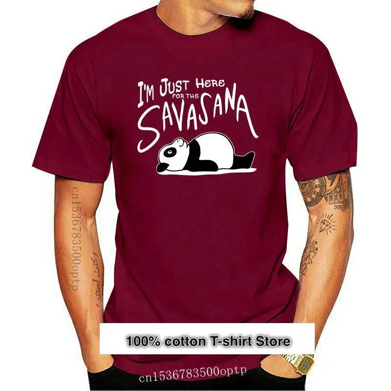 

Camiseta de Panda perezoso de Yoga, camisa de panda perezoso aquí para la Savasana, savasana, boho