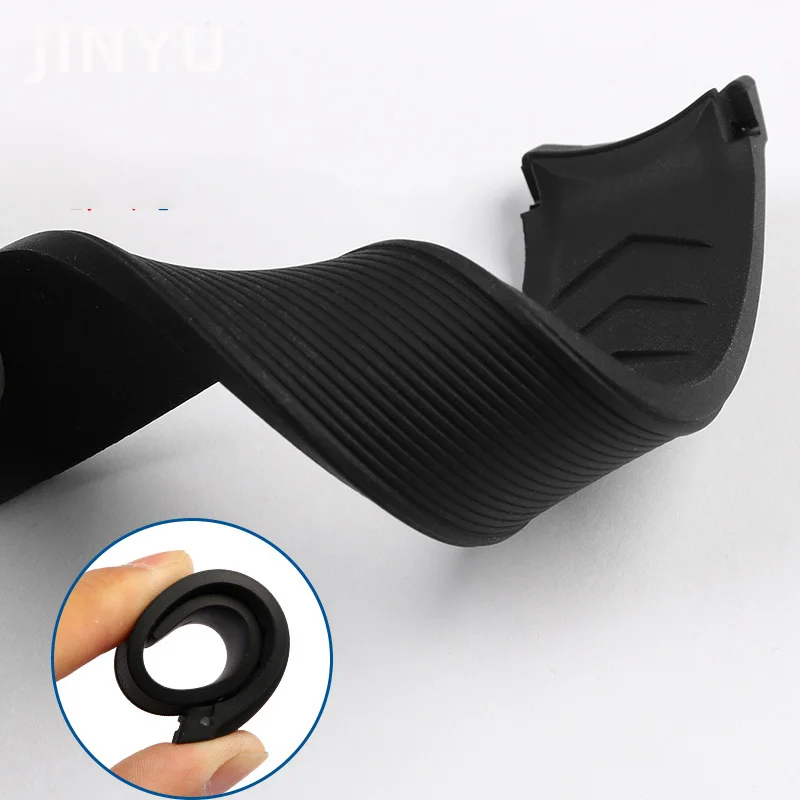 Rubber Silicone Watch Strap For Tag Heuer CARRERA AQUARACER Series Watch Black Blue Watchband Suitable 22mm