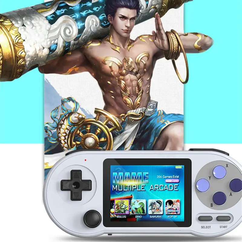 

SF2000 Handheld Game Console Mini Portable Game Console Built-in 6000 Games Retro Game Support AV Output
