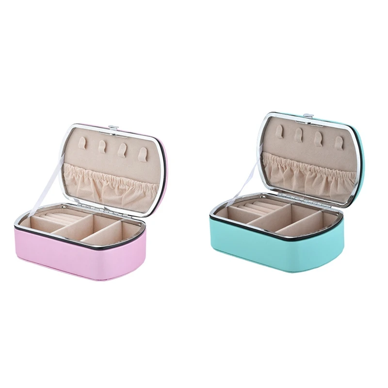 

Портативный органайзер для ювелирных изделий, розовый