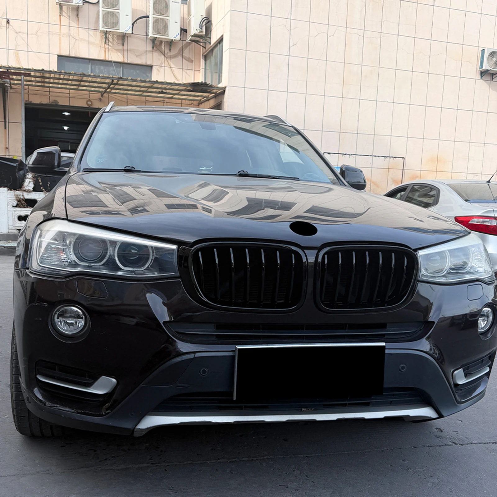 Фото Спортивная решетка радиатора (ноздри) для BMW X3 F25 X4 F26 LCI 2014-2017 №5