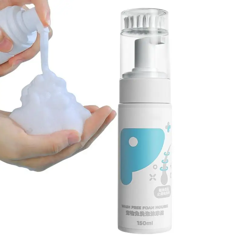 

No Rinse Dog Shampoo Foam Waterless Pet Bath Cleaning Foam Natural Plant Extracts Pet Grooming Accessory For Dogs Cats And Other