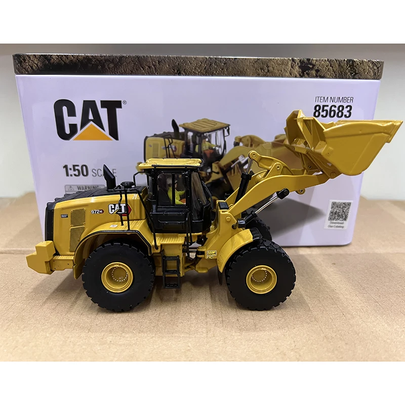 DM литой под давлением масштаб 1:50 CAT 972 XE колесный погрузчик модель инженерного