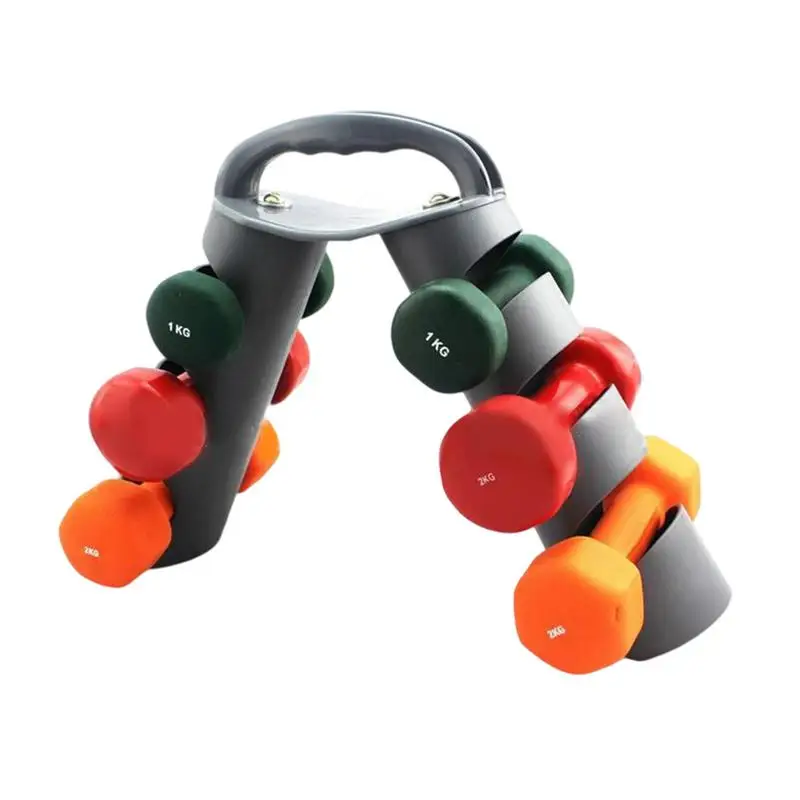 

Portable 3-layer Dumbbell Rack Home Dumbbell Triangular Holder Home Gym Exercise Weight Tower Durable Rack Stand