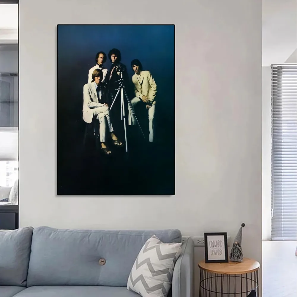 The Doors Jim Morrison Vintage Music Album Rock Poster Kraft Paper Wall Art Painting Study Aesthetic Small S