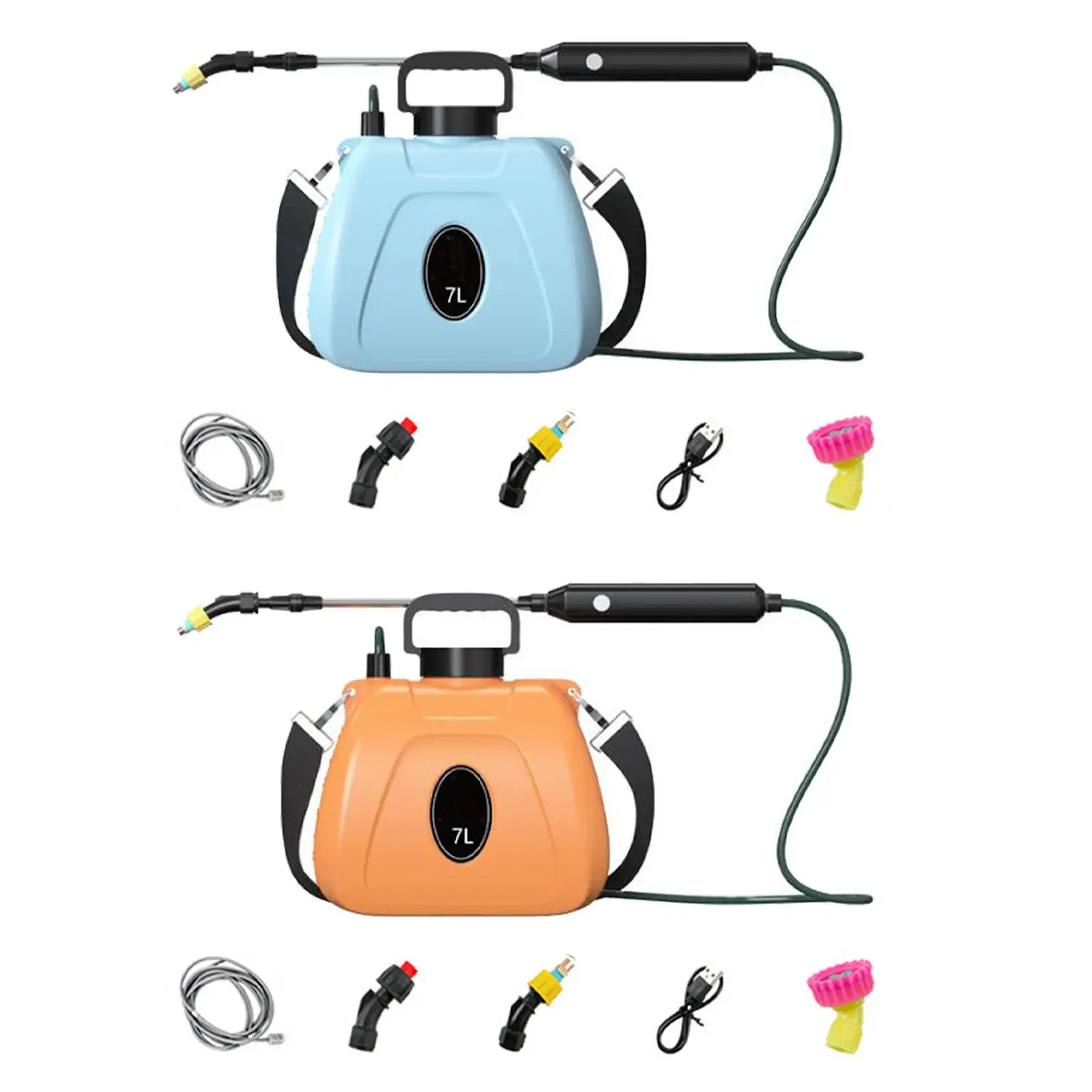 

Electric Pump Sprayer Telescopic Rod Watering Plants 4 Water Modes Sprayer