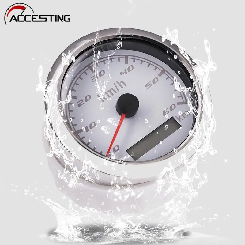 

Датчик скорости, 60 км/ч, 120 км/ч, 200 км/ч, 85 мм, GPS, водонепроницаемый, с красной подсветкой, для Mairne, яхты, лодки, автомобильные аксессуары