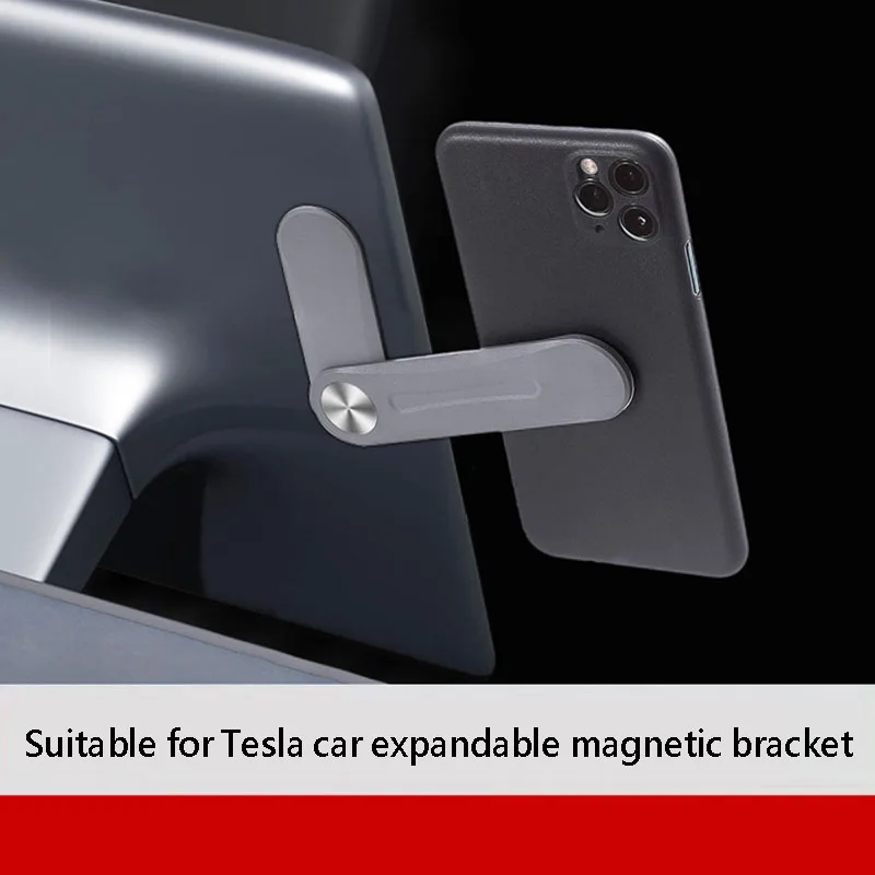 

Suitable for Tesla model3 car mobile phone bracket magnetic suction Y hidden expansion central control car screen