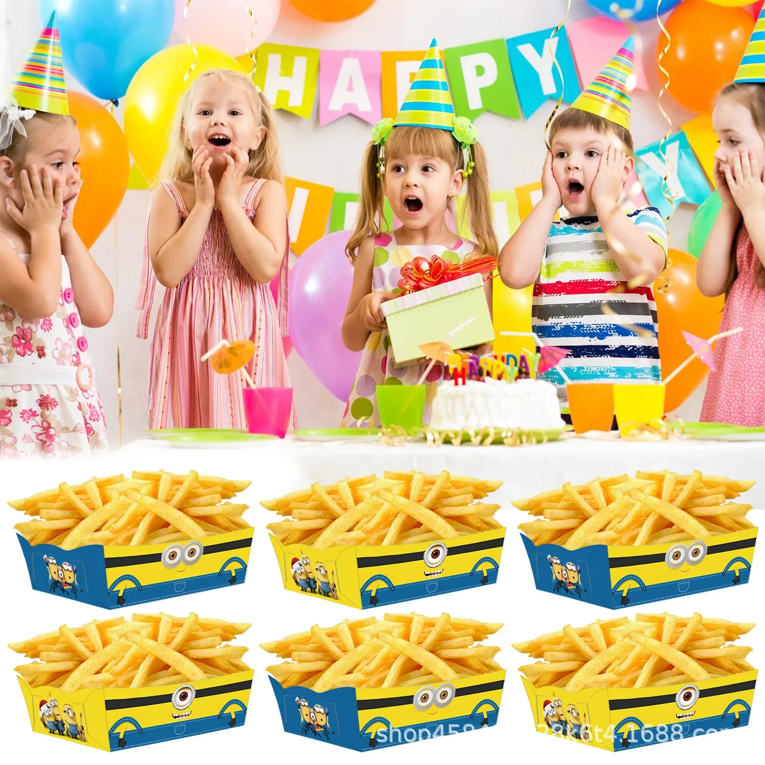 Тема миньонов коробки для конфет на Хэллоуин фишки поздравительные открытки