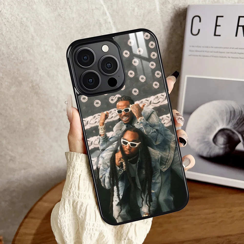 Чехол для телефона M-Migos Quavo Rapper iPhone 16 15 14 13 12 11 Pro Xs Max Mini Plus противоскользящий