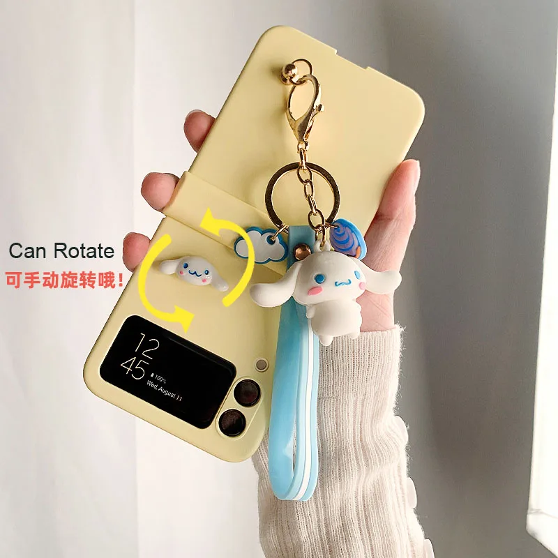 

Чехол для телефона с подставкой и браслетом кролика для Samsung Galaxy Z