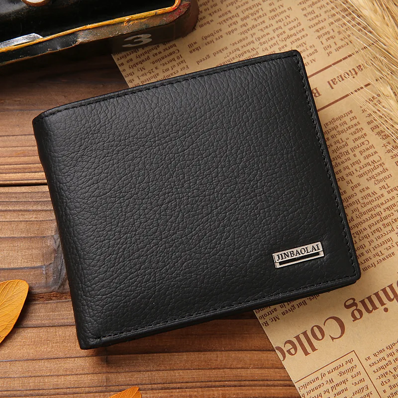 

New Vintage men's leather Wallet Small Wallet Casual portable design Dollar price Top men's thin wallet with coin bag