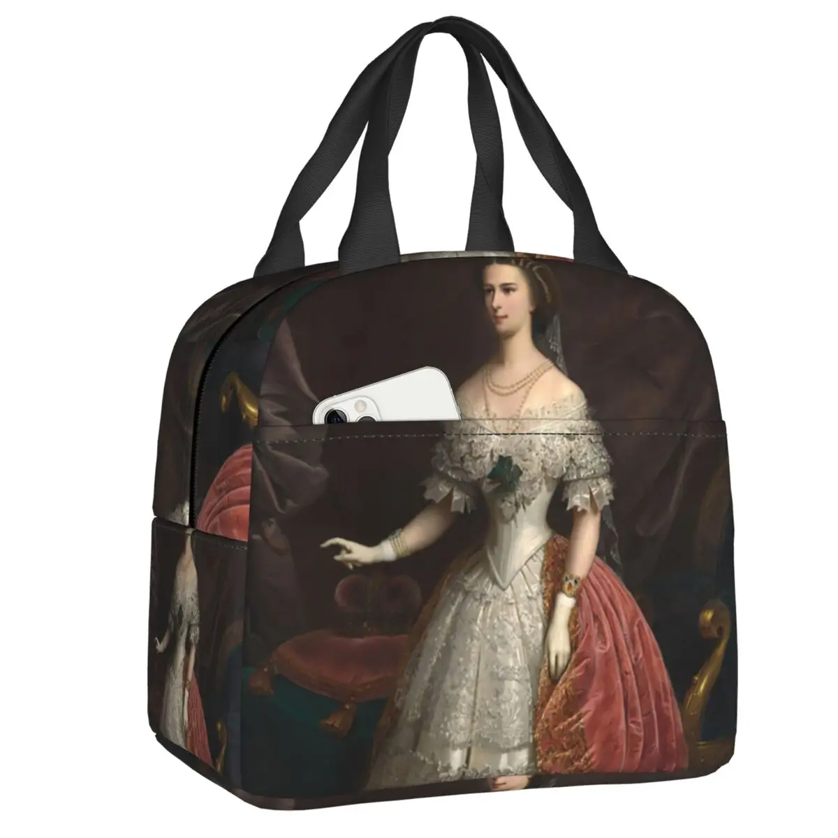 Изолированная сумка для обеда Empress Sisi Elisabeth of Austria женщин многоразовая термосумка