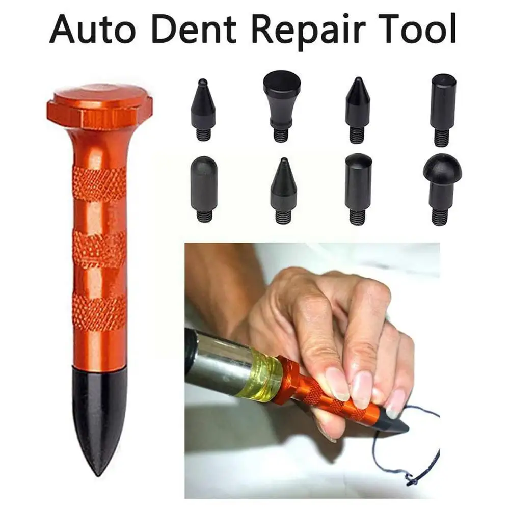 

Набор для ремонта автомобильных вмятин, металлическая ручка-смеситель, 9 шт., инструмент для ремонта, безпокрасочное удаление вмятин, комбин...