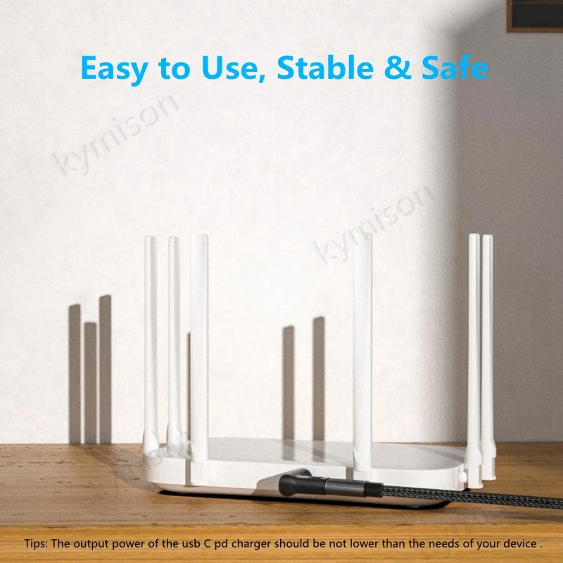 Фото USB C PD к DC разъему питания Универсальный 5V 9V 12V 15V 19V Type C к DC разъему, адаптер зарядки, конвертер для маршрутизатора, планшета, вентилятора №5
