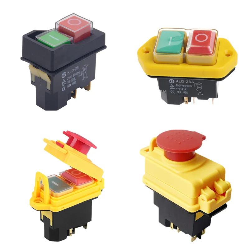 Защита от пониженного напряжения 4/5 контактов 220 В кнопка включения/выключения