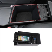 for kia k5 dl3 optima 2020 2021 abs black car armrest insert secondary storage box center console organizer tray car accessories