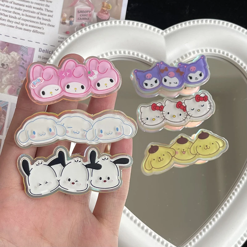 Заколка для волос Sanrio с героями аниме персонажами куроми мелодией Hello Kitty