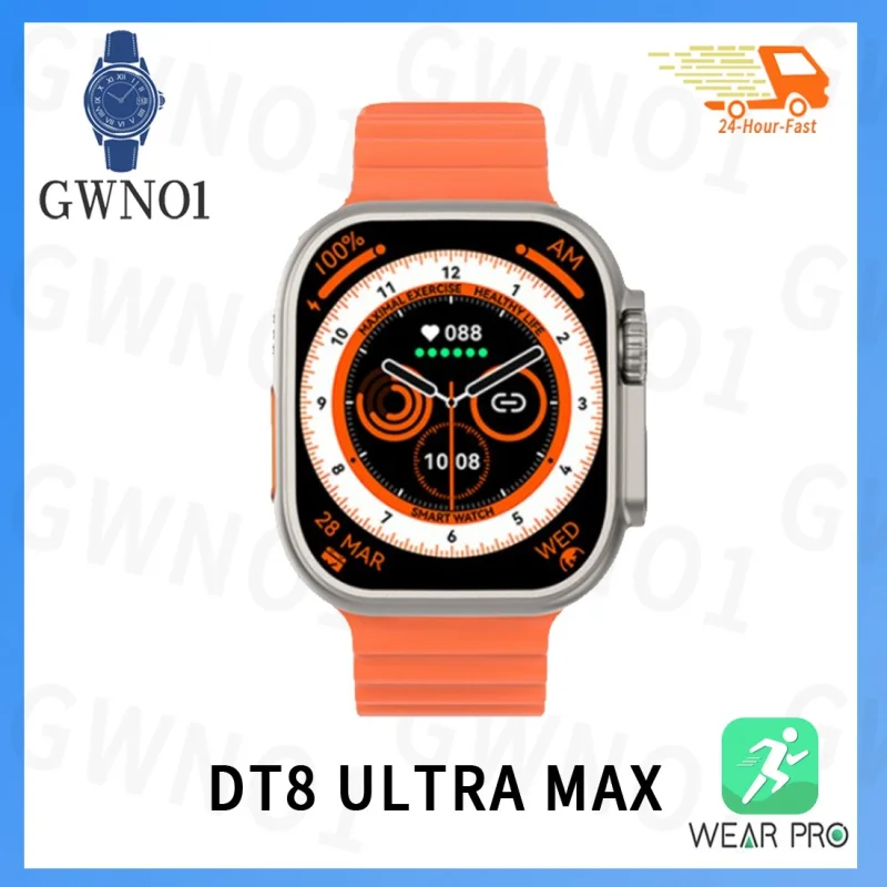 

Смарт-часы IWO DT8 Ultra Max, экран 2023 дюйма, с компасом