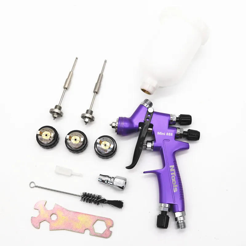 Пистолет-распылитель краски Hvlp с насадками 0 8/1 0/1 2 мм