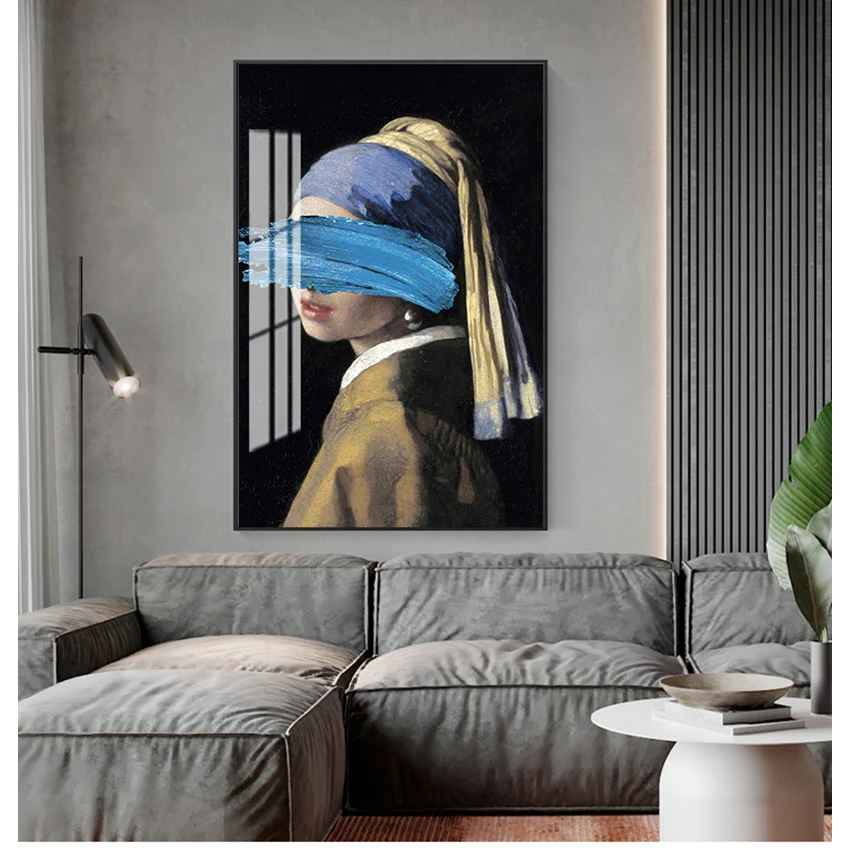 

By Jon Pop Art Prints Wall Pictures For Home Decor The Girl With A Pearl Earring Canvas Paintings Reproductions Famous Artwork