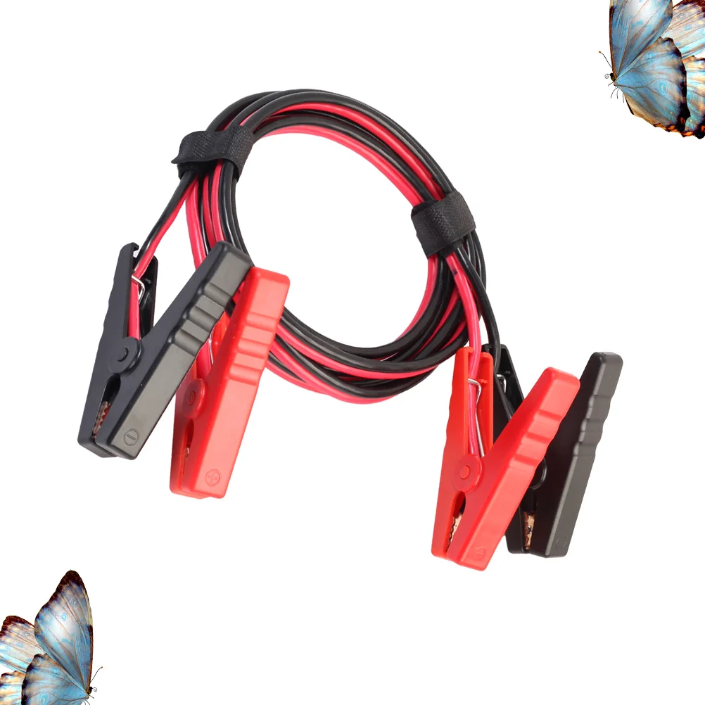 

1pc 2.5M Car Emergency Ignition Jump Starter Copper Clad Aluminum Leads Wire Battery Booster Cable