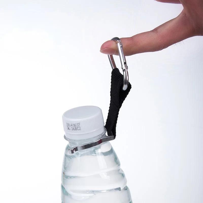

5 pcs Aluminum Carabiner Drink water Bottle Buckle Hook Holder Clip Camping Hiking Key Chain Multi-color