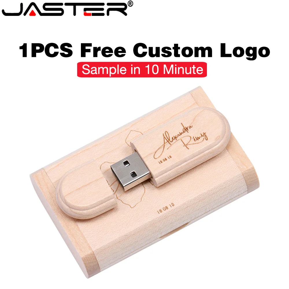 

USB-флеш-накопитель JASTER деревянный, 64 ГБ, 16 ГБ, 32 ГБ