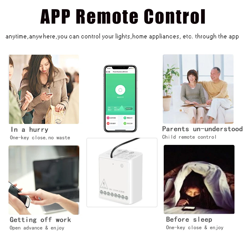 Фото Двусторонний модуль управления Aqara, релейный переключатель, контроллер Zigbee, умные каналы таймера, работает с приложением для умного дома Xiaomi MiHome Homekit №5