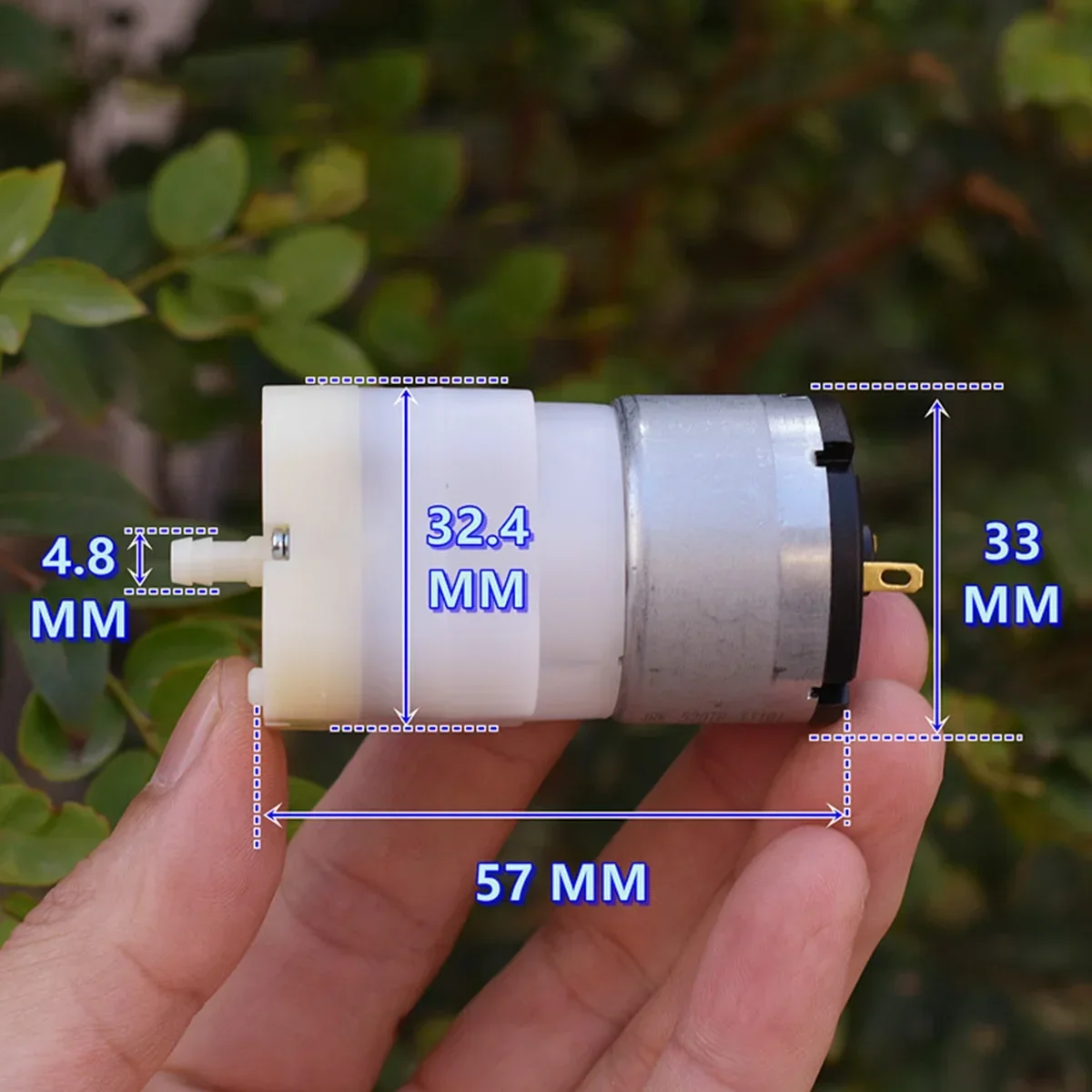 Мини 520 Мембранный насос для накачивания постоянного тока 3 В 7 5 Вт Бесшумный