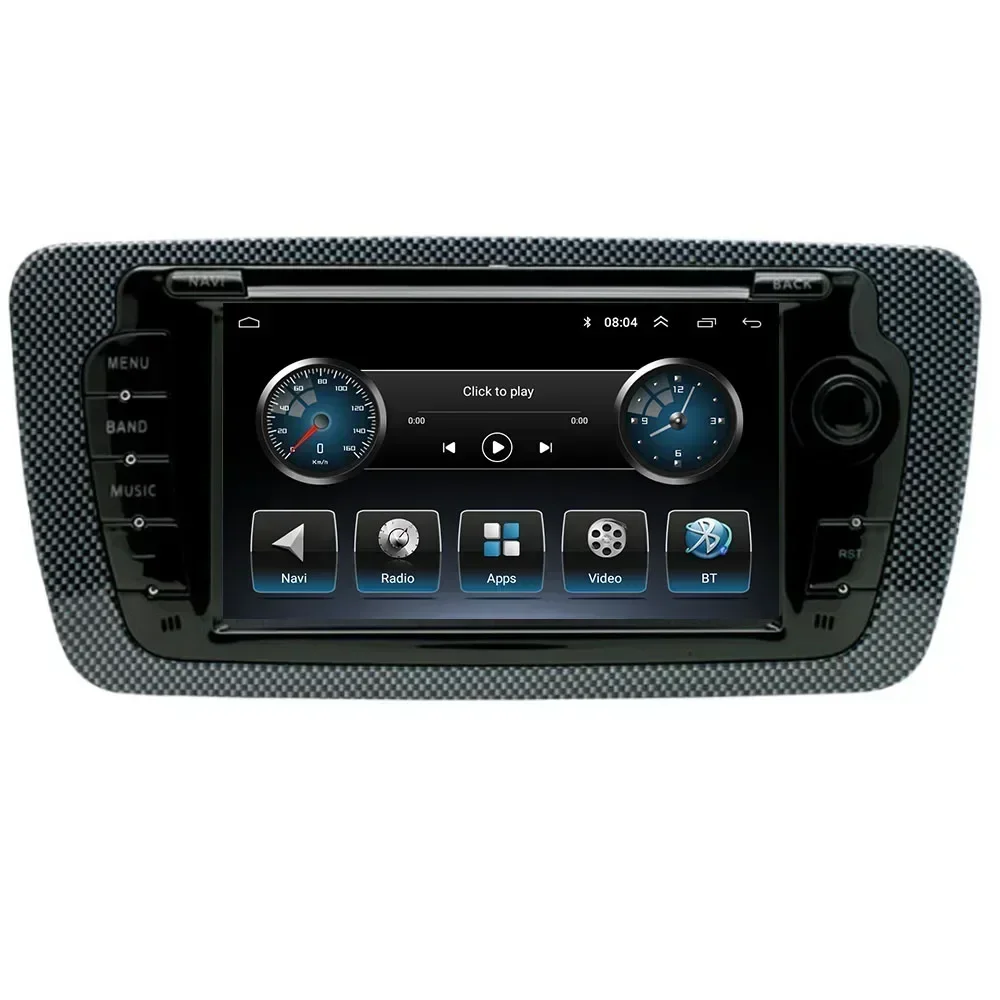 Автомобильное радио Android 13 для Seat Ibiza 6j 2009 2010 2012 2023+ MK4 FR GPS-навигация 2 Din-экран Аудио