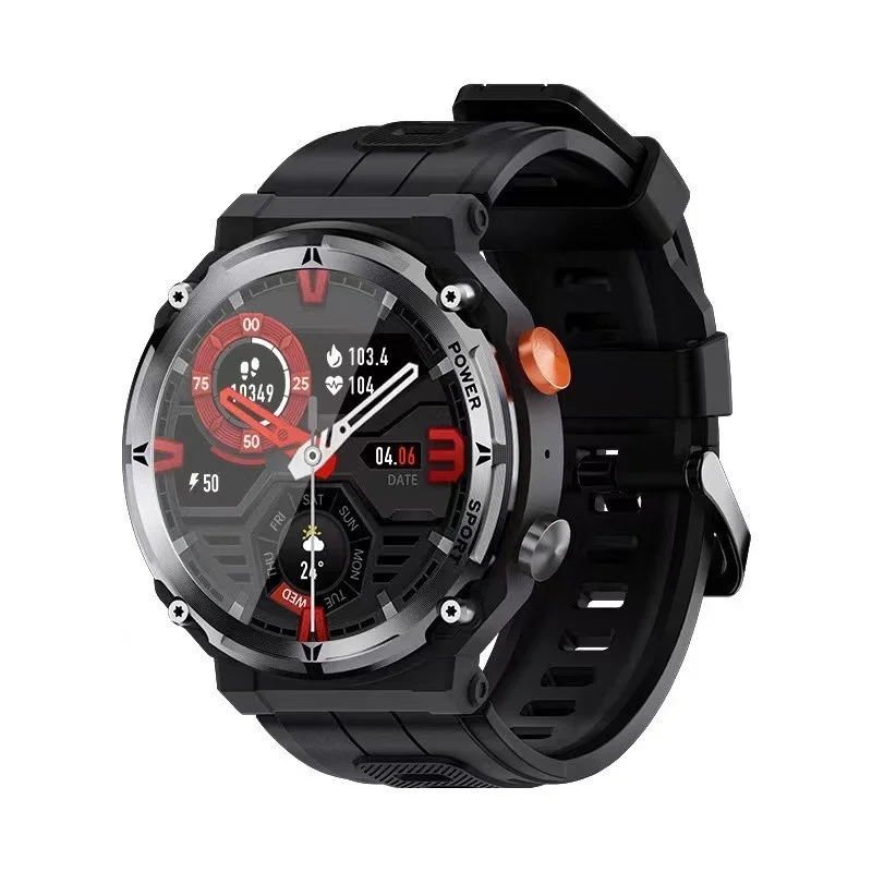 

New 1.39 inch Swimming Pedometer Sport Smartwatch Men Heart Rate Monitoring Bluetooth Call 410mAh Smart Watch for Android ios