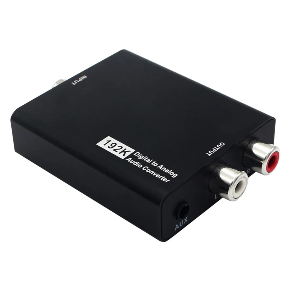 

Digital to Analog Audio Converter Plastic 3.5mm Jack DAC Converter Amplifier Decoder for PS4/Xbox/HD DVD Headphones