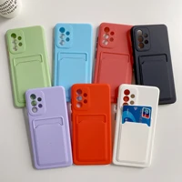 phone case for samsung galaxy a22 a82 a02 a72 a52 a42 a32 a71 a51 a31 a21s a12 a11 a50s tpu silicone wallet card holder cover