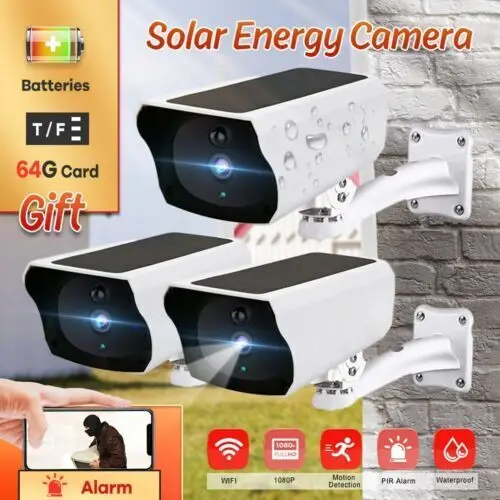 

Наружная 1080P HD камера безопасности на солнечной энергии, беспроводная Wi-Fi IP домашняя камера видеонаблюдения