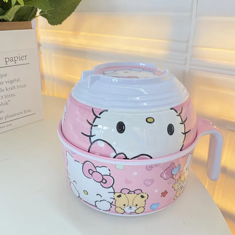 Хит продаж миска с крышкой hellokitty для лапши быстрого приготовления супа Kuromi