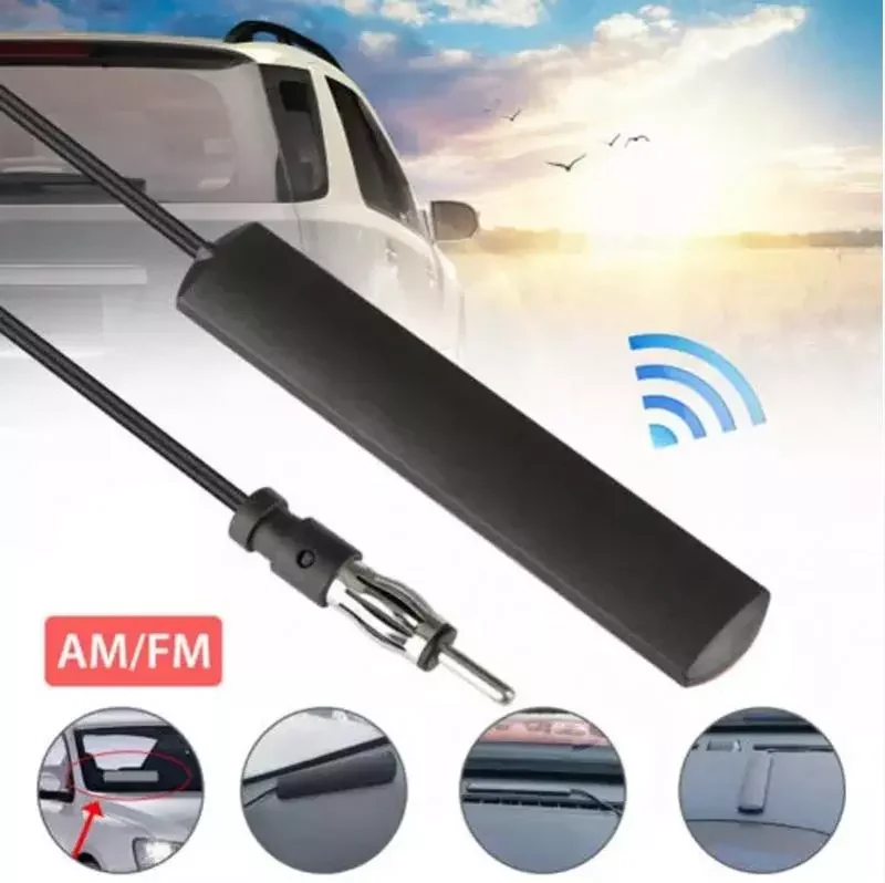 

Auto Car Radio FM AM Antenna Signal Amp Amplifier Marine Car Vehicle Truck Motorcycle Boat RV Signal Enhance Device