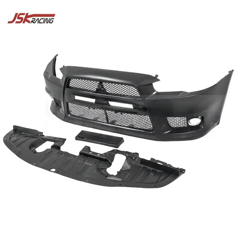 Фото Передний бампер из полипропилена для Mitsubishi Lancer Ex 2008-2012 годов, обновление до стиля Evo 10 B №1
