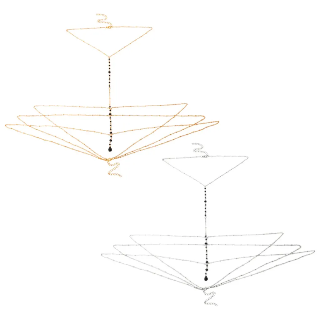 

Tassel Body Chain Multilayer Exaggerated Personalized Simple for Female Lady