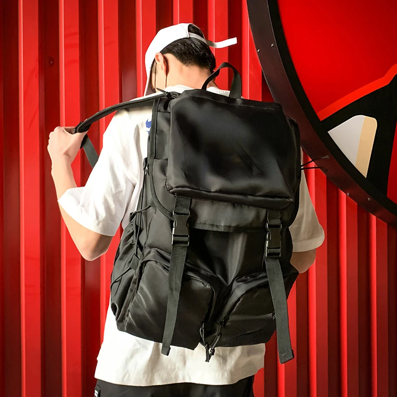 

New Large Capacity Outdoor Sports Multifunctional Backpack Men's Mountaineering Bag Cargo Bag College Student Schoolbag