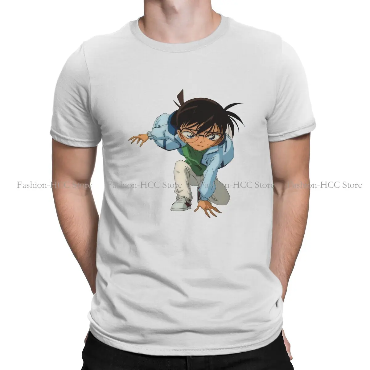 

gameboard conan Hipster TShirts Detective Conan Men StyleTops T Shirt Round Neck