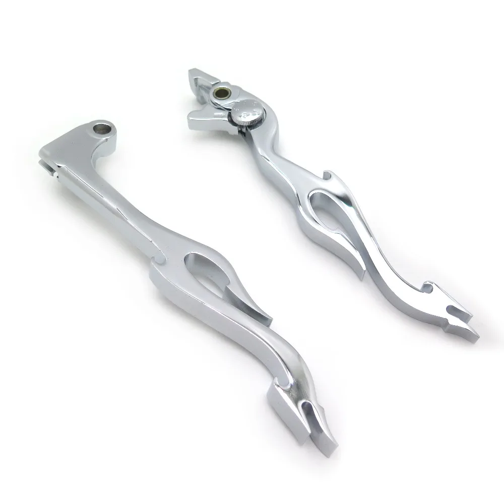 Фото Рычаг тормозной муфты мотоцикла с пламенем для Yamaha YZF 1999-2004 R1/R6, 2006-2010 R6S, 2001-2005 FZ1 FZS1000 №3
