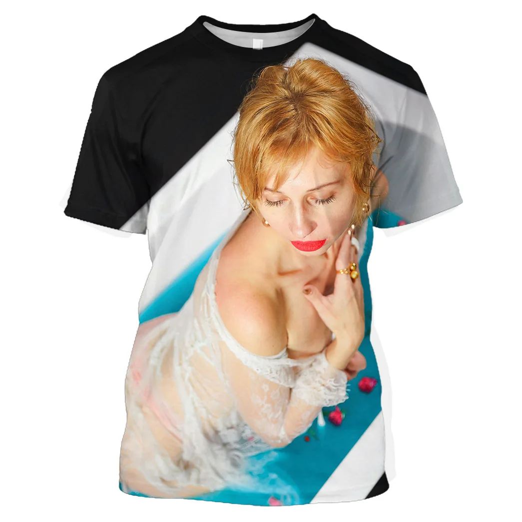 

Jumeast Men 3D Graphic T Shirt Oversized Printed T Shirts For Men Clothing Sexy Lady Premium Causal Merchandise Streetwear Tees