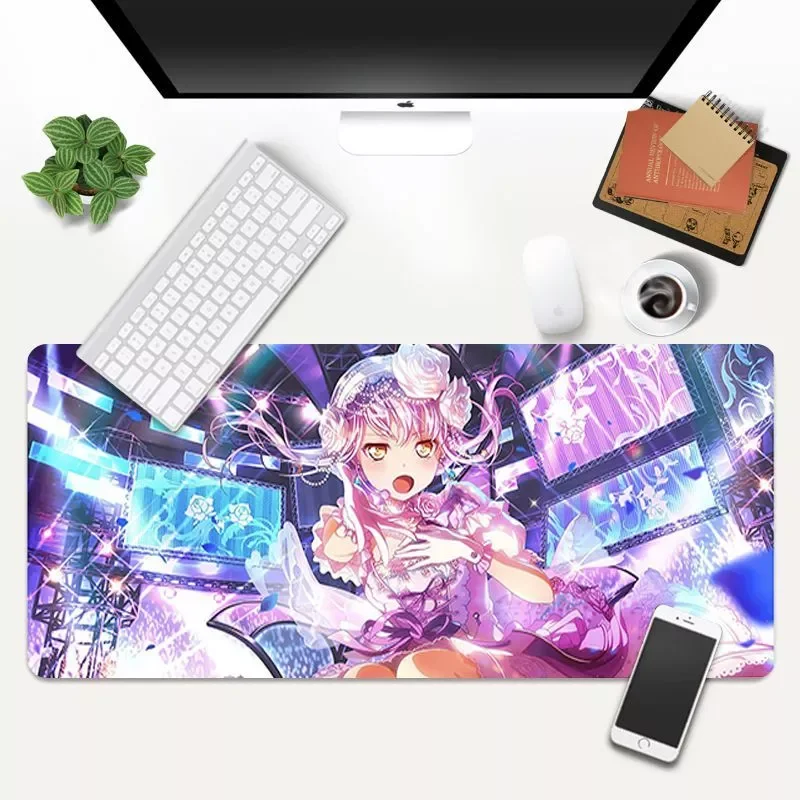 

Dream Roselia Mouse Mat Mouse Pad Gaming MousePad Mouse Mat Desk Mat MousePads Gamer Natural Rubber Computer Mice Pad Office
