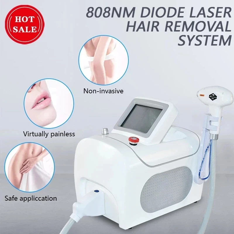 

Free Shipping High energy 808nm Diode laser machine for hair removal & skin rejuvenation/ Painless 808nm hair removal machine