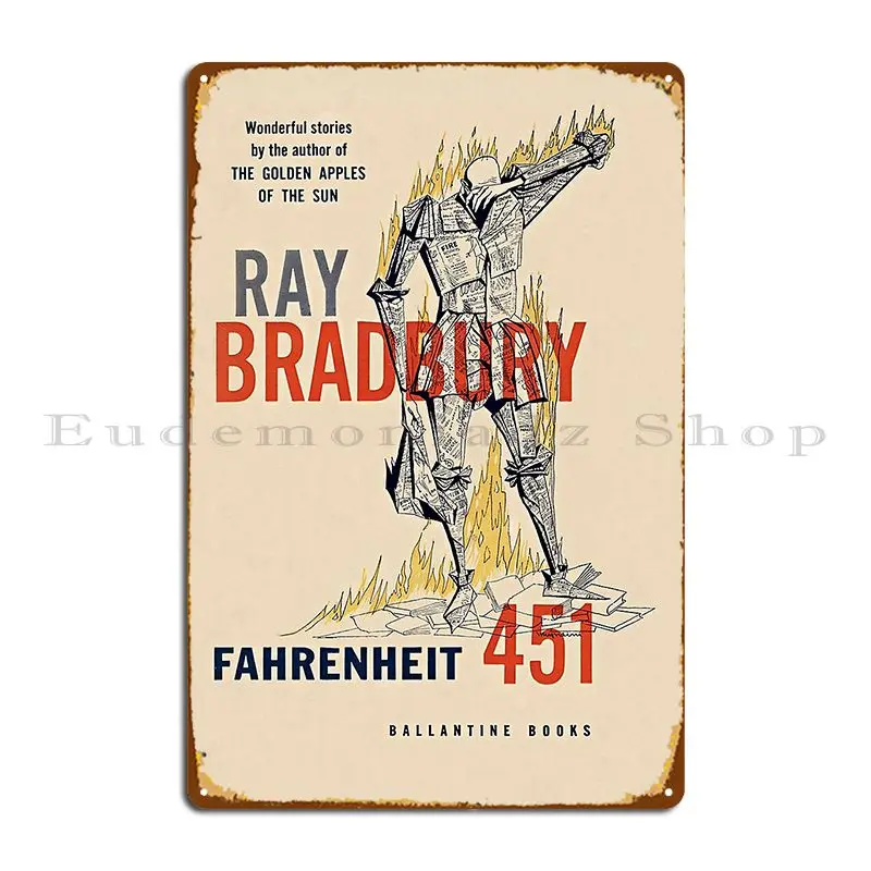 Металлические знаки по Фаренгейту 451 кинотеатр Классическая настенная роспись