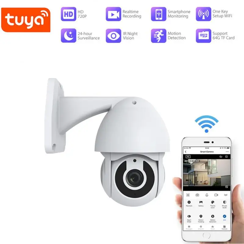 

Tuya HD 1080P Home Security Wifi IP Camera Motion Detection Security Protection IR Night Vision Auto Tracking Baby Monitor