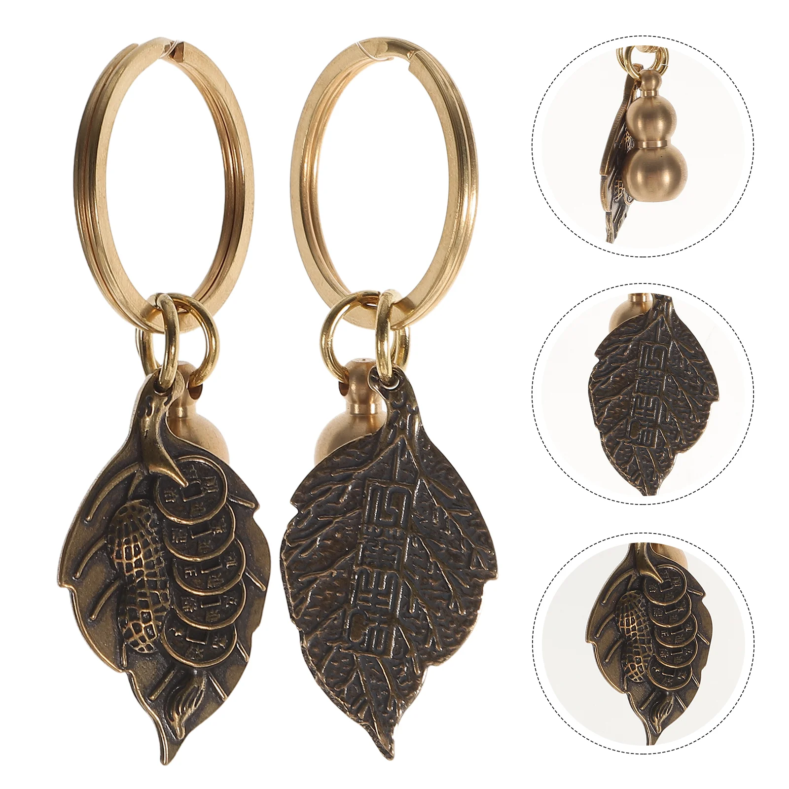 

Брелок для ключей, подвеска для сумки, подвесное украшение, латунная новинка, декор в виде тыквы зодиака, очаровательные кольца, автомобильные ключи